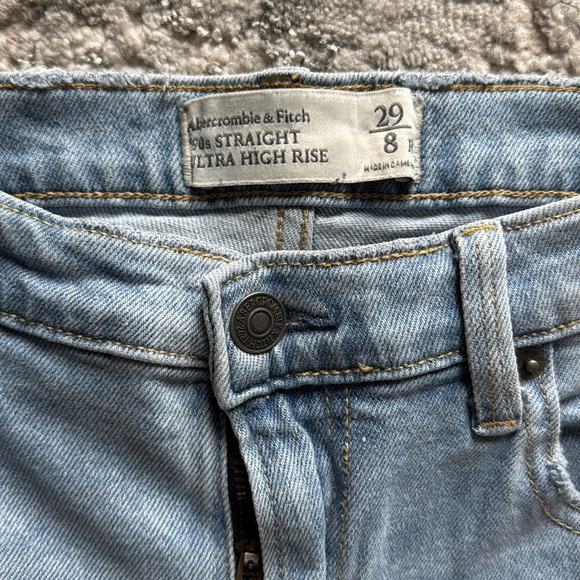 Abercrombie 90s Straight Ultra High Rise - Picture 3 of 4